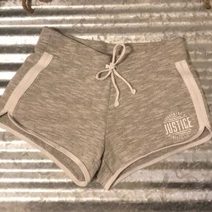 Justice Cotton Blend Shorts Big Girls Size 10